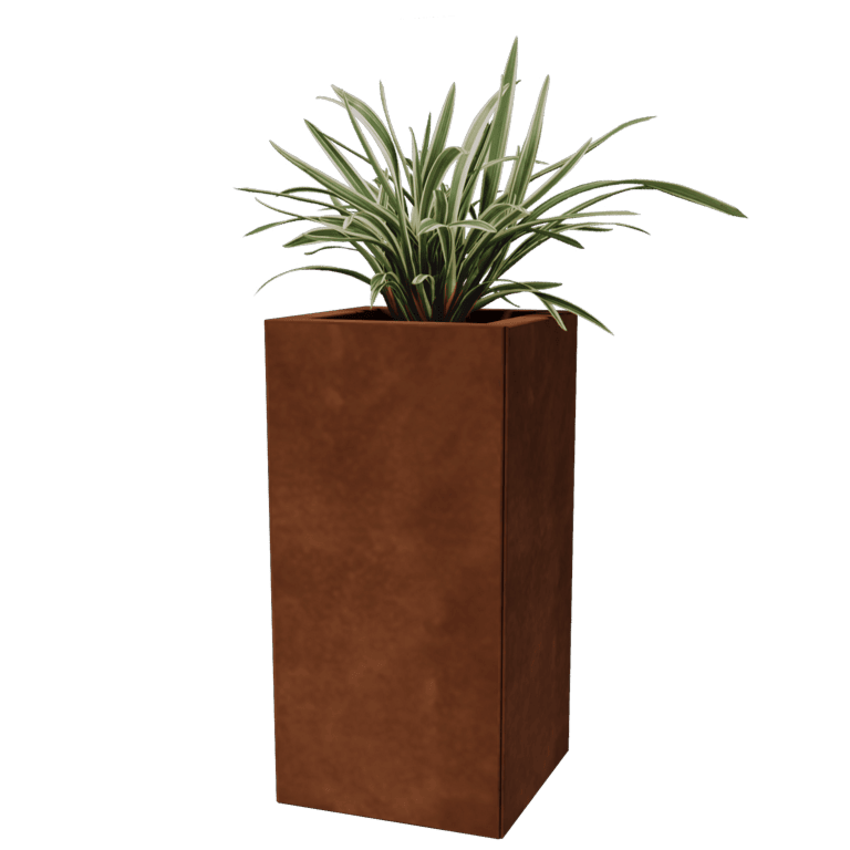 Korito za rože iz jekla corten Miami 30 x 30 cm