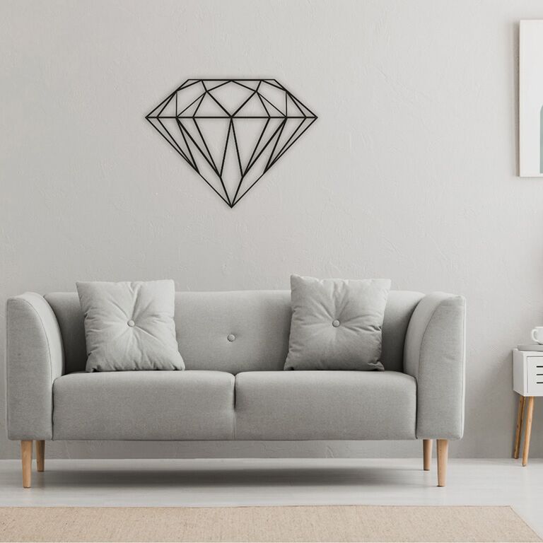 Kovinski stenska dekoracija Diamant *OP=OP
