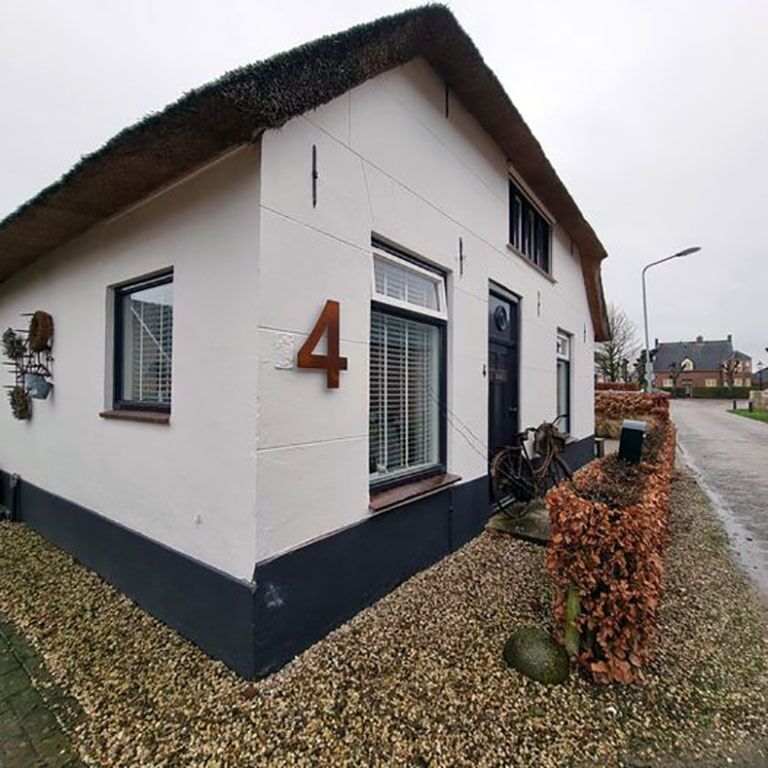 Hišna številka iz jekla corten 4 - 50 cm