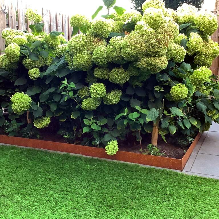 Obrobe za gredice iz jekla corten sploščeno 13 cm (dolžina 150 cm)