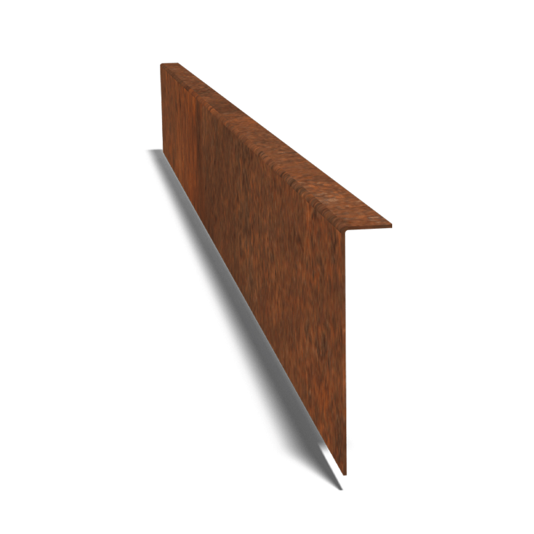 Obrobe za gredice iz jekla corten pod kotom 22 cm (dolžina 150 cm)