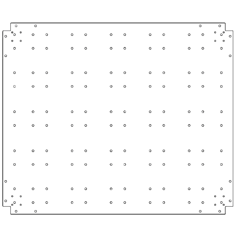 Osnovna plošča pocinkano jeklo 100 x 120 cm