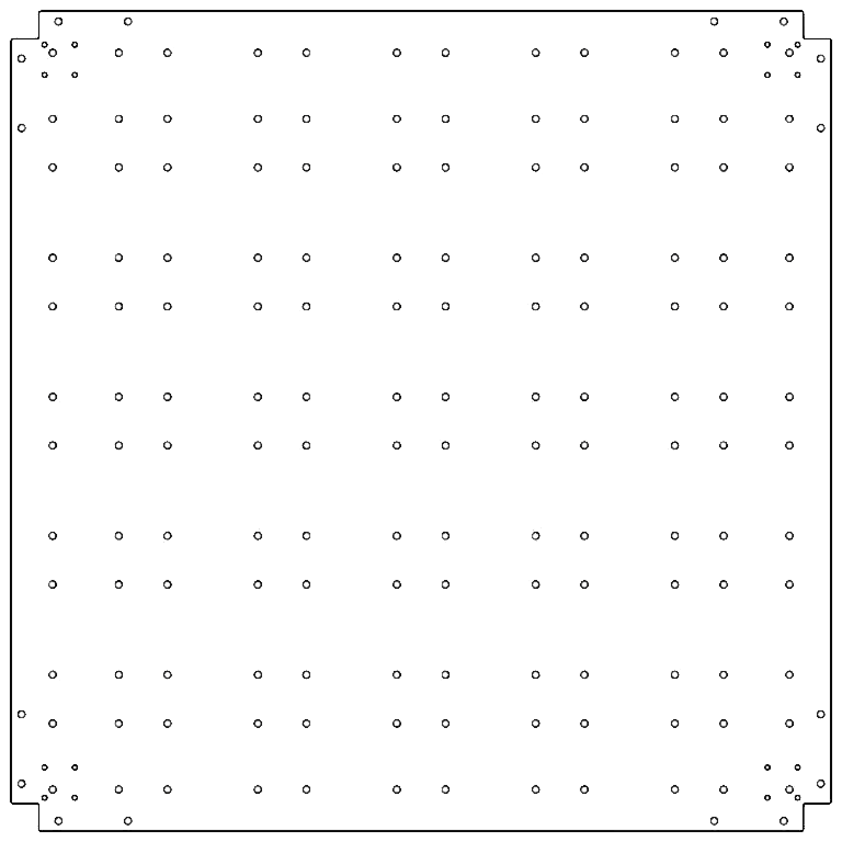 Osnovna plošča pocinkano jeklo 120 x 120 cm