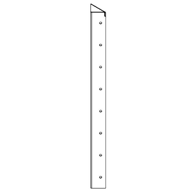 Kotni kos cortenovo jeklo 90° 80 cm