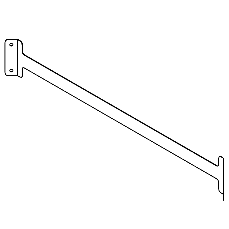 Oporni trak pocinkano jeklo 100 cm