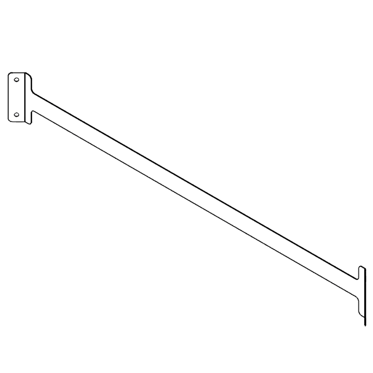 Oporni trak pocinkano jeklo 120 cm