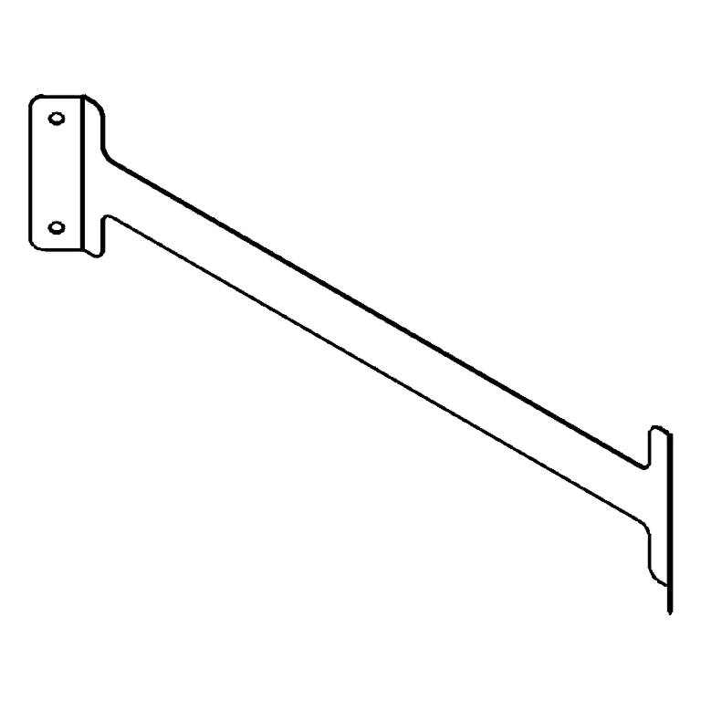 Oporni trak pocinkano jeklo 70 cm