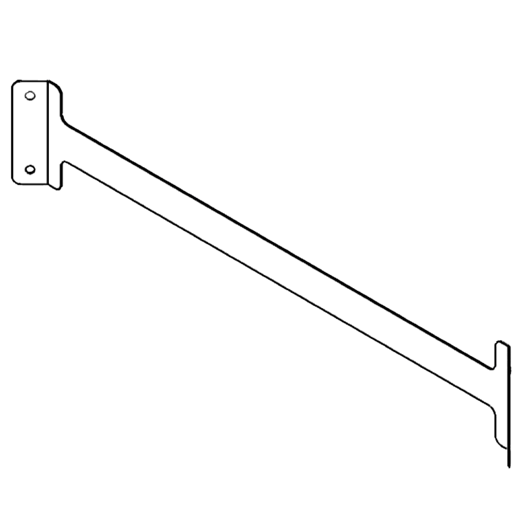 Oporni trak pocinkano jeklo 80 cm