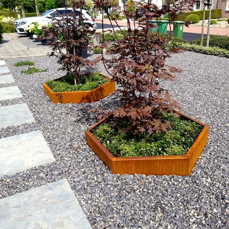 Korito za rože iz jekla corten Denver 120
