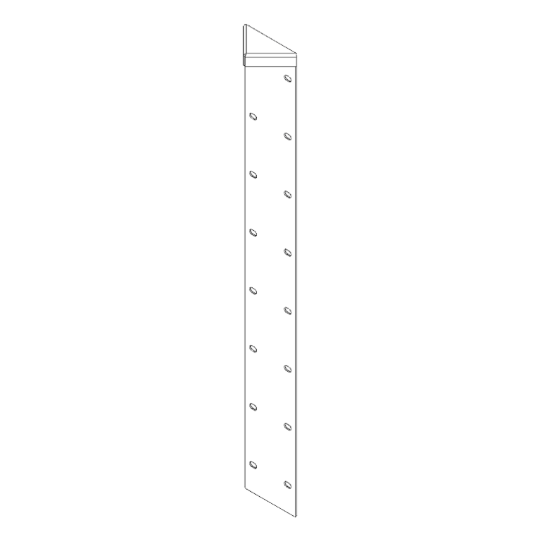 Kotni kos cortenovo jeklo 180° 80 cm
