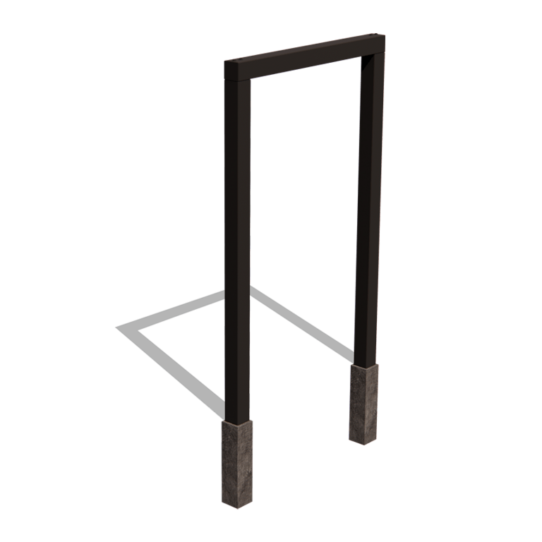 Pergola iz prašno barvanega jekla ravno 150 cm