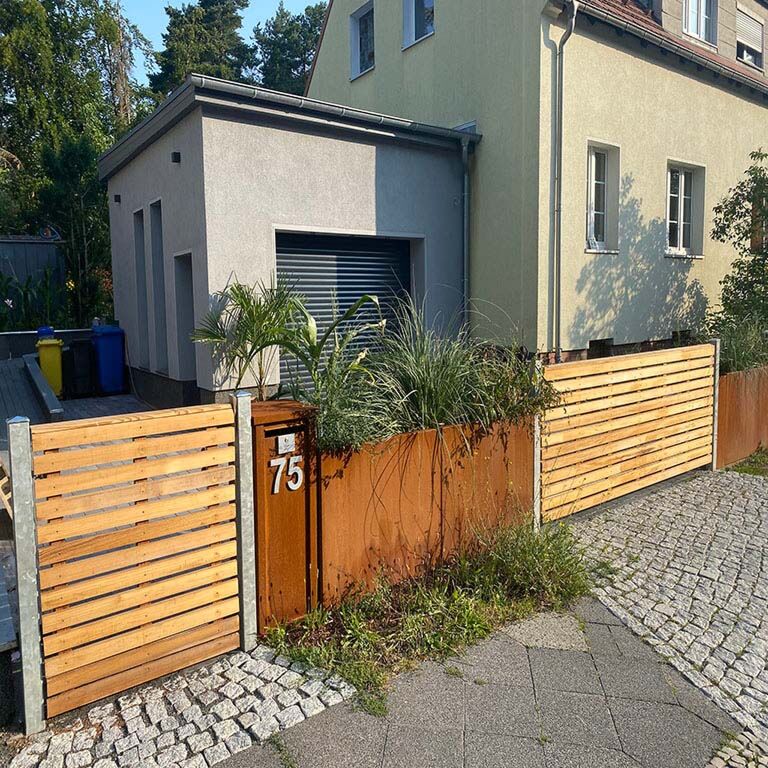 Poštni nabiralnik iz jekla corten Arizona Tip S