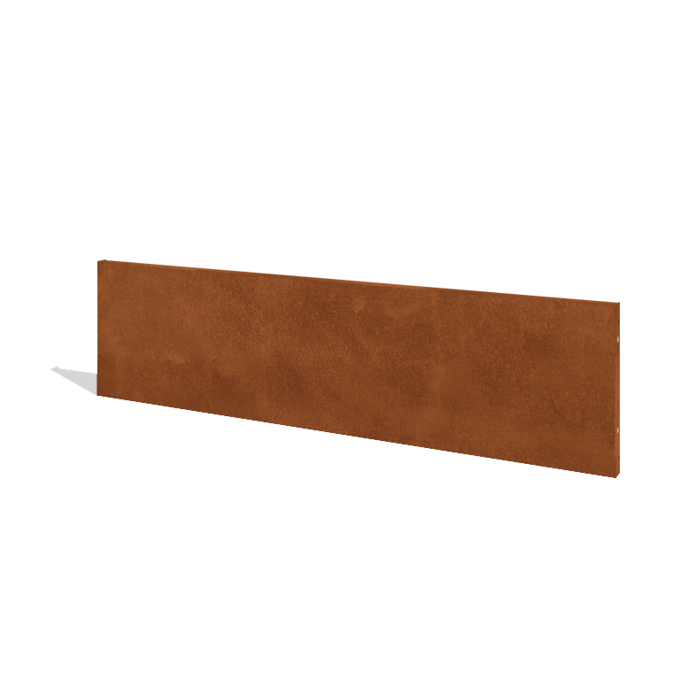 Vrtna ograja iz jekla corten H ploščo 180 x 47,5 cm