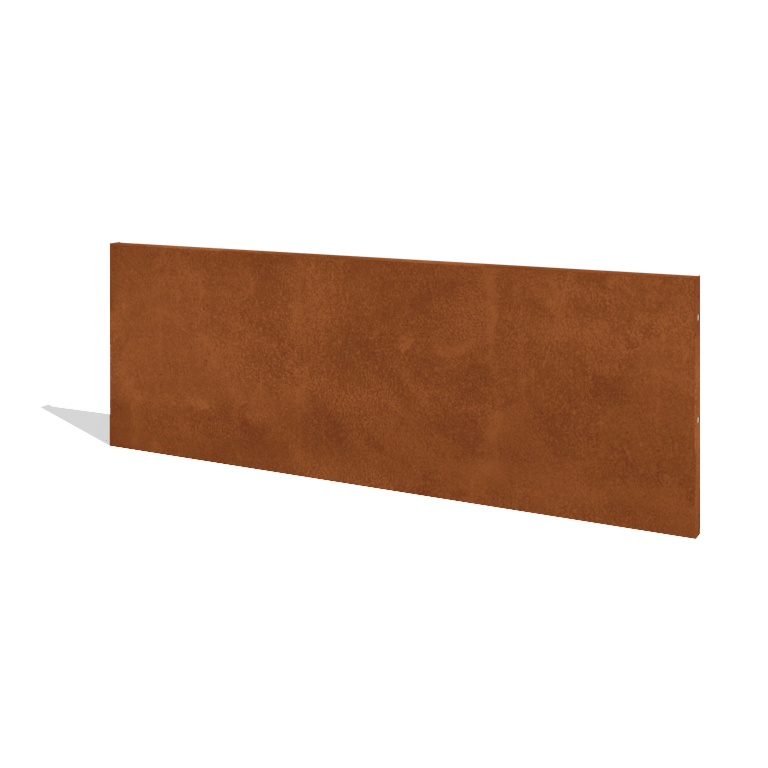 Vrtna ograja iz jekla corten H ploščo 180 x 63,3 cm