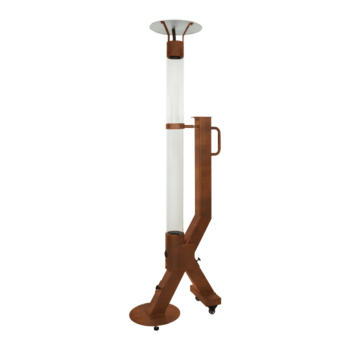 Terasni grelec na pelete - Rocket - Corten