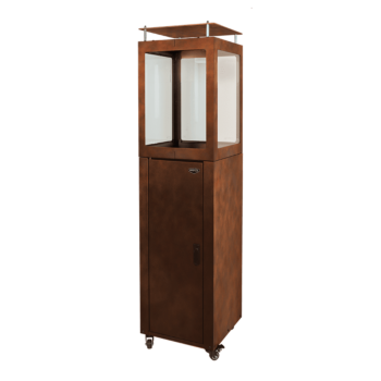 Terasni grelec na pelete - Square - Corten
