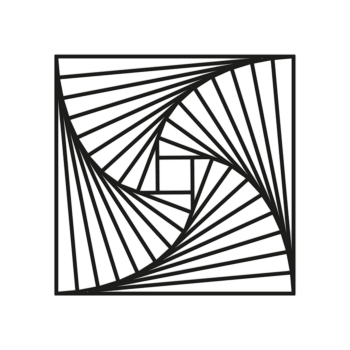 Kovinski stenska dekoracija Geometrijske oblike 3.0