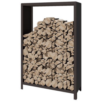 Jekleni regal za drva - Indiana - 120 x 40 x 180 cm - Druga RAL barva