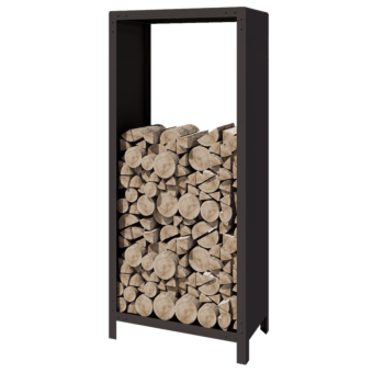 Jekleni regal za drva - Indiana - 80 x 40 x 180 cm - Druga RAL barva