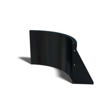 Jeklena škarpa - Notranji lok - 50 x 50 x 40 cm - Druga RAL barva