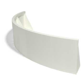 Jeklena škarpa - Zunanji lok - 150 x 150 x 40 cm - Druga RAL barva