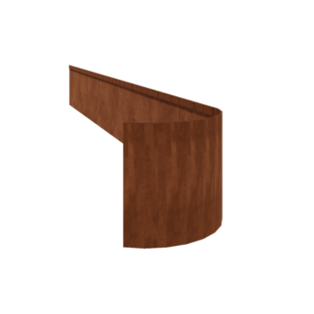 Obrobe za gredice iz jekla corten sploščeno FLEX 35 cm (dolžina 240 cm)