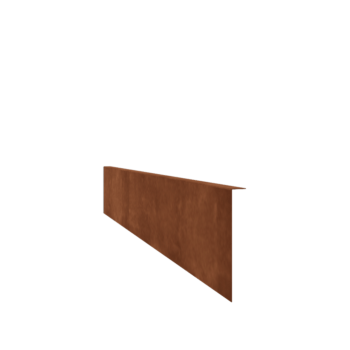 Obrobe za gredice iz jekla corten pod kotom 22 cm (dolžina 150 cm)