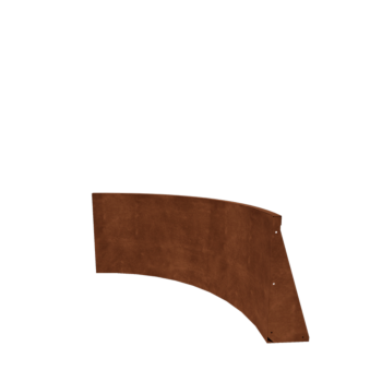 Corten jeklena škarpa - Notranji lok - 100 x 100 x 60 cm