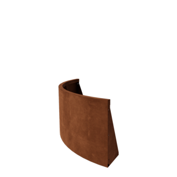 Corten jeklena škarpa - Zunanji lok - 100 x 100 x 50 cm