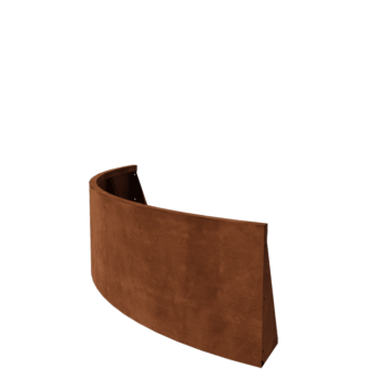 Corten jeklena škarpa - Zunanji lok - 150 x 150 x 50 cm