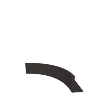 Jeklena škarpa - Notranji lok - 100 x 100 x 30 cm - Druga RAL barva