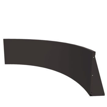Jeklena škarpa - Notranji lok - 150 x 150 x 60 cm - Druga RAL barva