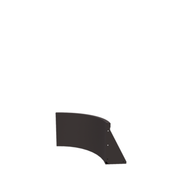 Jeklena škarpa - Notranji lok - 50 x 50 x 40 cm - RAL7016 mat (antracitno siva)