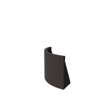 Jeklena škarpa - Zunanji lok - 50 x 50 x 40 cm - Druga RAL barva