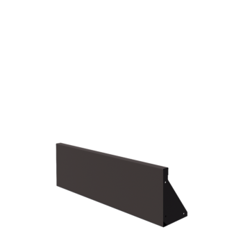 Jeklena škarpa - Raven - 100 x 30 cm - Druga RAL barva