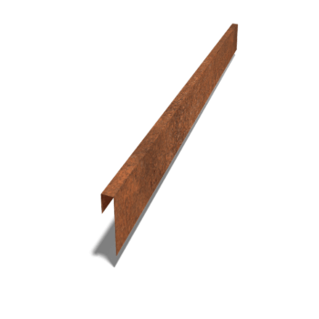 U profil iz jekla corten 15 x 5 x 5 cm (dolžina 240 cm)