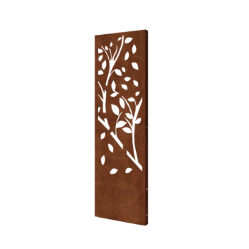 Corten jekleni panel - Drevo - Del 4 - 60 x 6 x 190 cm