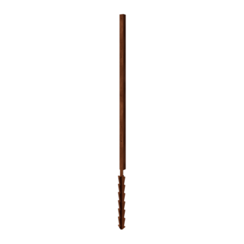 Stojalo iz jekla corten podporni zatič kotiček s 190 x 6 x 6 cm