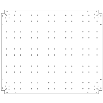 Dnoplošča iz pocinkanega jekla - 100 x 120 cm