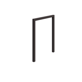 Jeklena pergola - Raven - 200 x 230 cm - RAL7016 mat (antracitno siva) - Brez betonskega podstavka