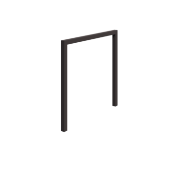 Jeklena pergola - Raven - 250 x 230 cm - RAL7016 mat (antracitno siva) - Brez betonskega podstavka