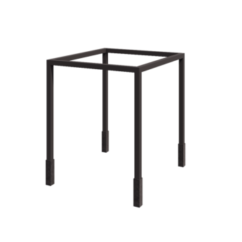 Jeklena pergola - Kvadrat - 274 x 250 x 230 cm - RAL7016 mat (antracitno siva) - Z betonskim podstavkom