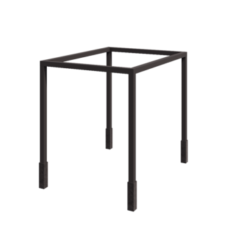 Jeklena pergola - Pravokotnik - 324 x 250 x 230 cm - RAL7016 mat (antracitno siva) - Z betonskim podstavkom