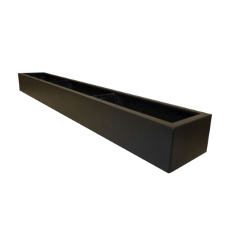 Poliester Korito za rože - Pravokotnik - 200 x 30 x 20 cm - RAL9010 mat (bela) - Z dnom