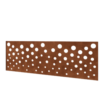 Corten jeklena ograja H - Panel B - 180 x 63,3 cm
