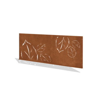Okrasna ograja za vrt iz jekla corten N 149 x 60 cm