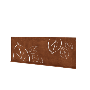 Okrasna ograja za vrt iz jekla corten N 149 x 60 cm