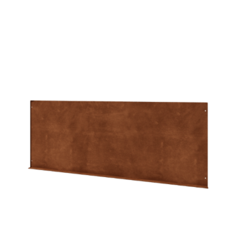 Okrasna ograja za vrt iz jekla corten V 149 x 60 cm
