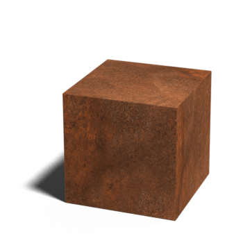 Podstavek iz jekla corten Ohio 40 x 40 x 40 cm