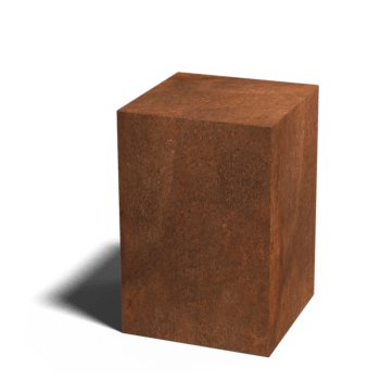Podstavek iz jekla corten Ohio 40 x 40 x 60 cm